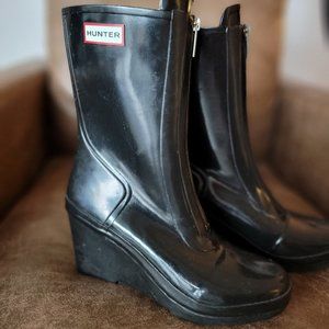 Hunter “Miles” Wedge Rain Boots